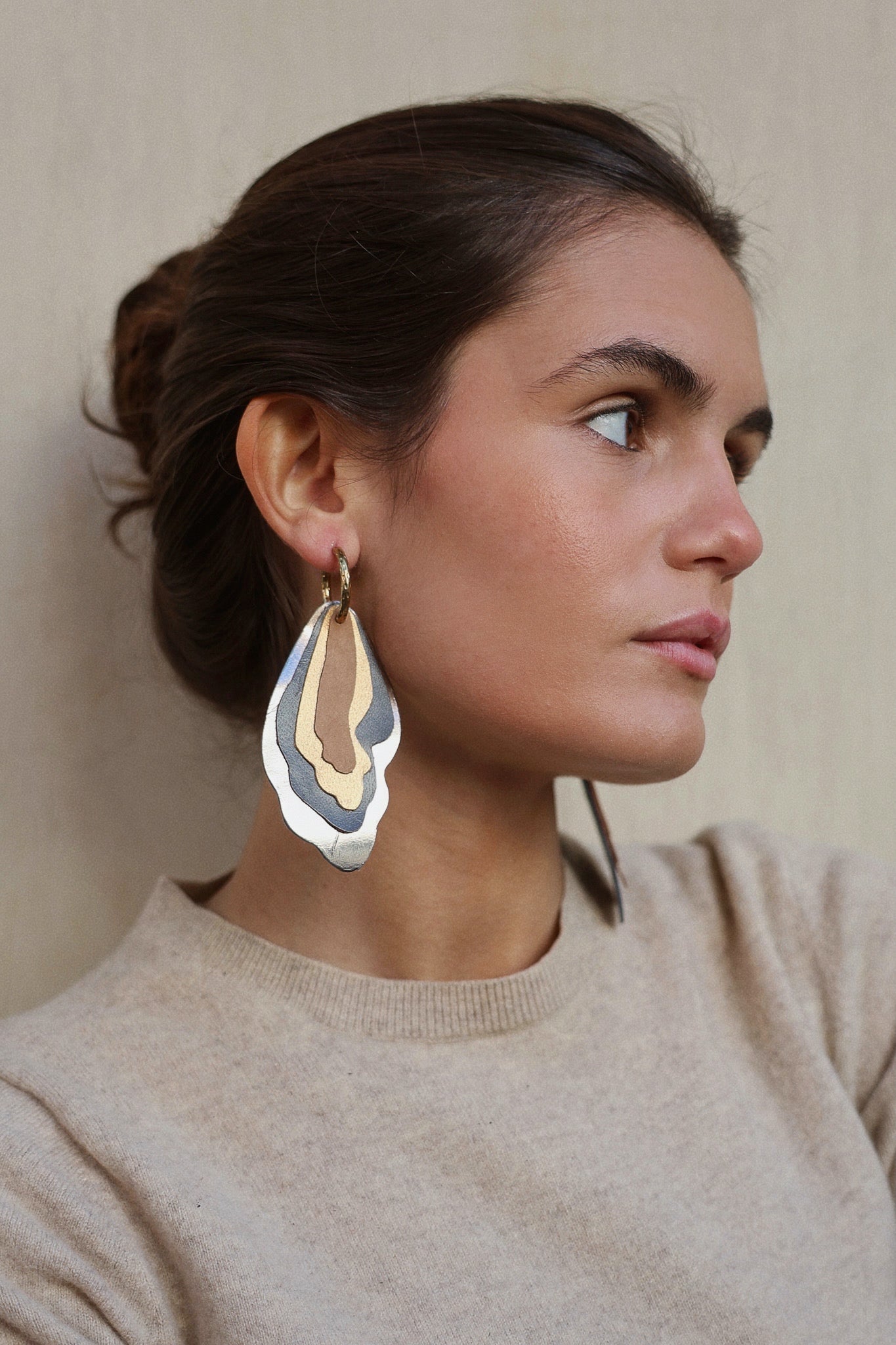 Pendiente Nenúfar Plata