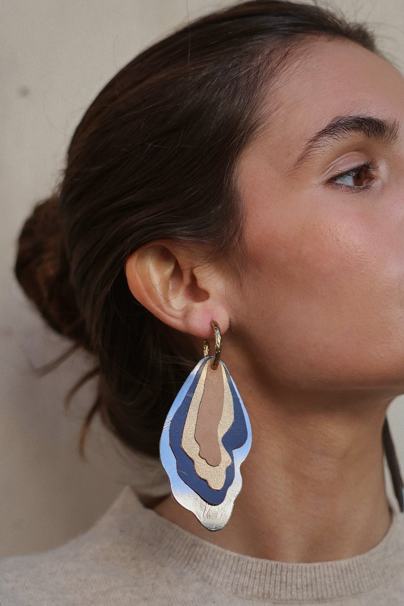 Pendiente Nenúfar Plata